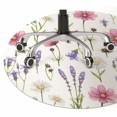 Tapete para cadeira de escritório Margaridas do campo