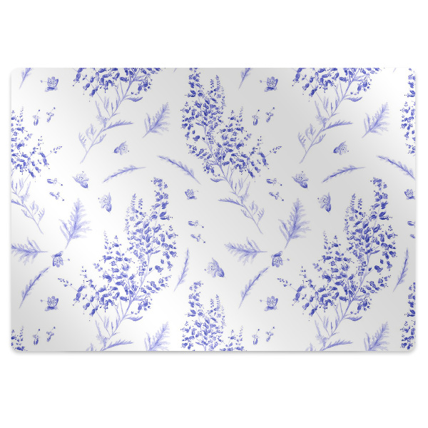 Tapete para escritório Lavanda aquarela
