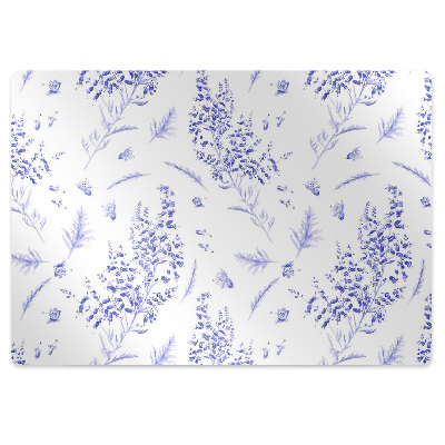 Tapete para escritório Lavanda aquarela