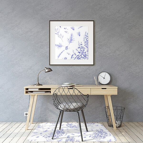 Tapete para escritório Lavanda aquarela