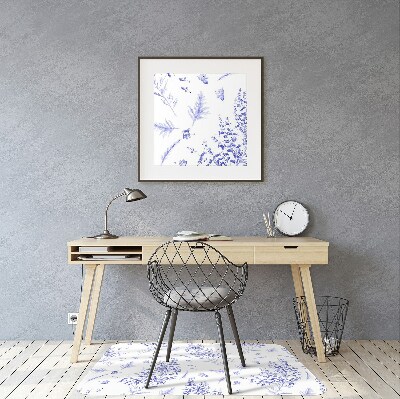 Tapete para escritório Lavanda aquarela