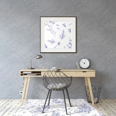 Tapete para escritório Lavanda aquarela