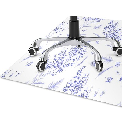 Tapete para escritório Lavanda aquarela