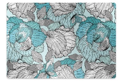 Tapete para cadeira de escritório Arranjo floral