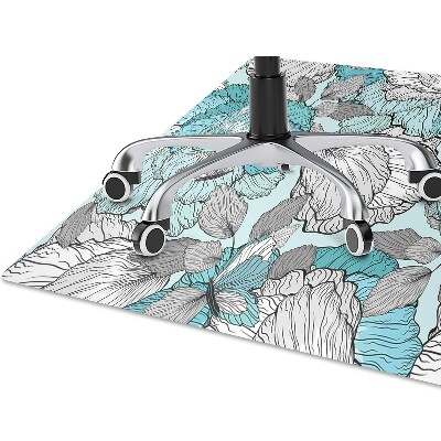 Tapete para cadeira de escritório Arranjo floral
