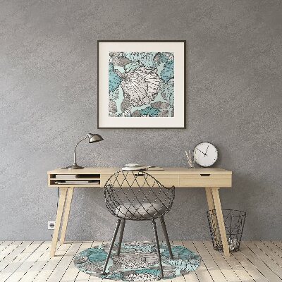 Tapete para cadeira de escritório Arranjo floral