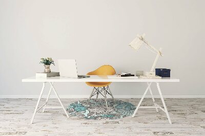 Tapete para cadeira de escritório Arranjo floral