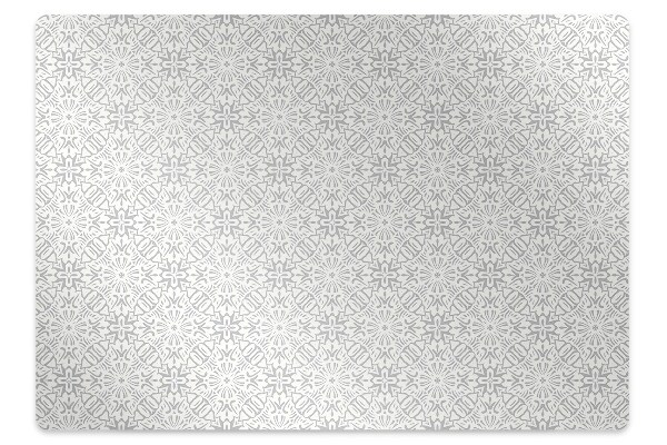 Tapete para cadeira de escritório ornamento floral