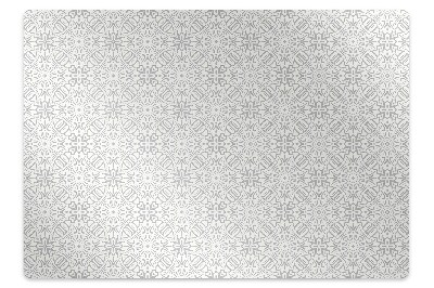 Tapete para cadeira de escritório ornamento floral