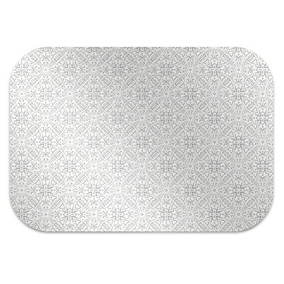 Tapete para cadeira de escritório ornamento floral