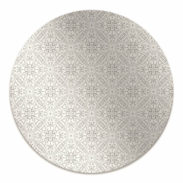 Tapete para cadeira de escritório ornamento floral