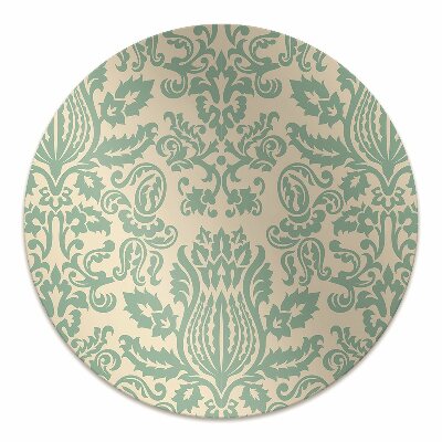 Tapete para cadeira de escritório Damasco Verde