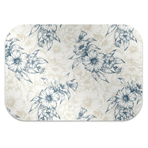 Tapete para escritório Arte floral