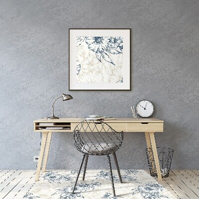 Tapete para escritório Arte floral