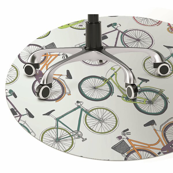 Tapete para cadeira de escritório Bicicletas urbanas