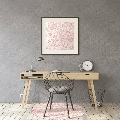 Tapete escritório Contorno de flores
