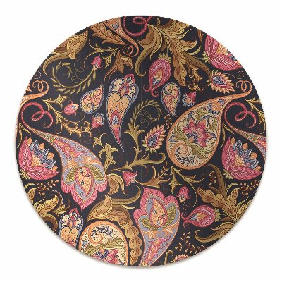 Tapete para escritório Paisley colorido