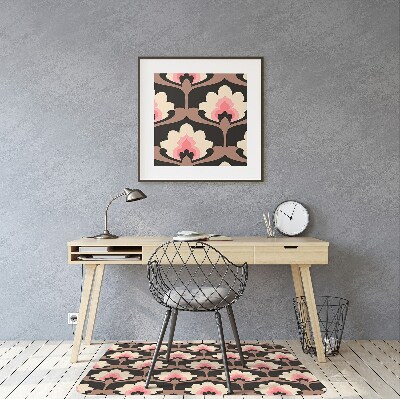 Tapete para escritório Padrão floral