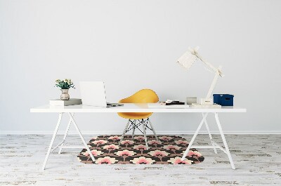 Tapete para escritório Padrão floral