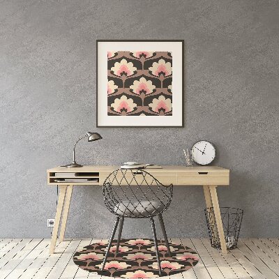 Tapete para escritório Padrão floral