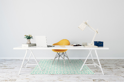 Tapete para escritório Padrão branco e azul