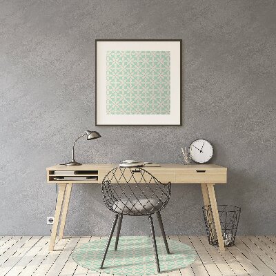 Tapete para escritório Padrão branco e azul