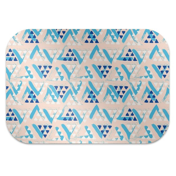 Tapete para cadeira de escritório Padrão triangular