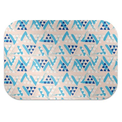 Tapete para cadeira de escritório Padrão triangular