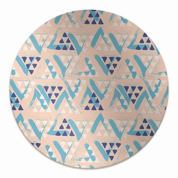 Tapete para cadeira de escritório Padrão triangular