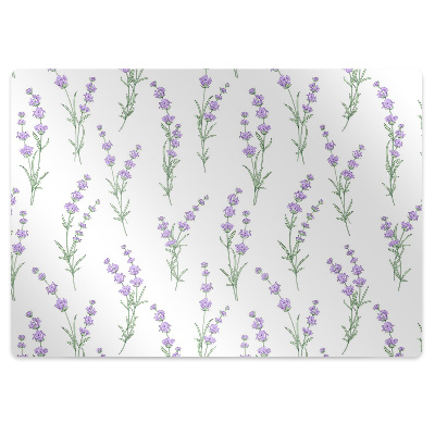 Tapete para escritório flores de lavanda