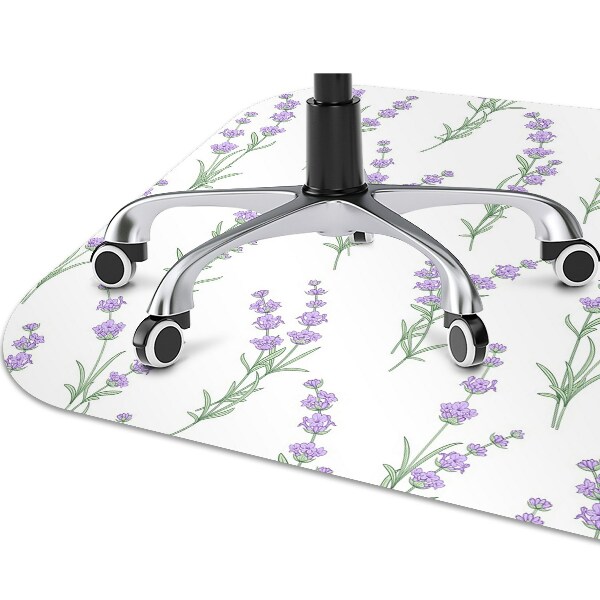 Tapete para escritório flores de lavanda