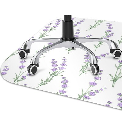 Tapete para escritório flores de lavanda