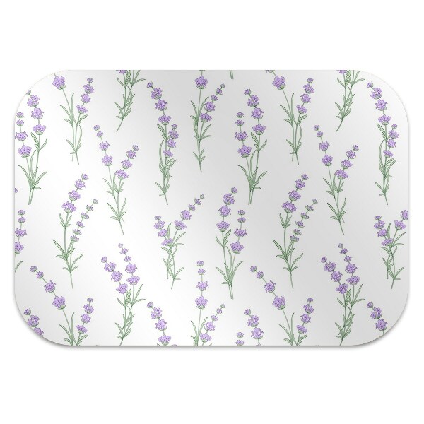 Tapete para escritório flores de lavanda