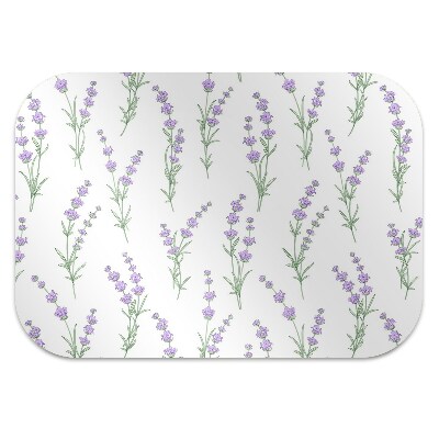 Tapete para escritório flores de lavanda