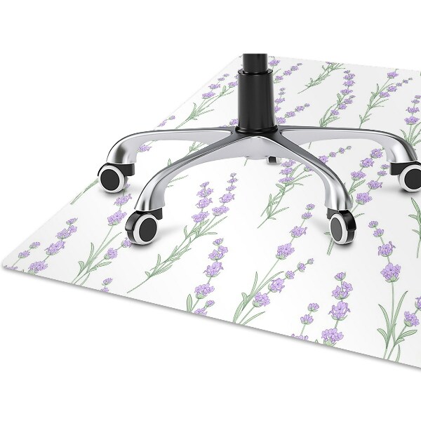 Tapete para escritório flores de lavanda