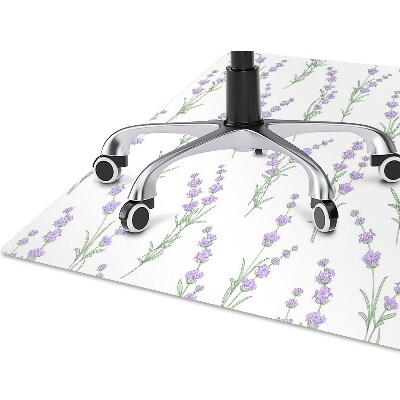 Tapete para escritório flores de lavanda