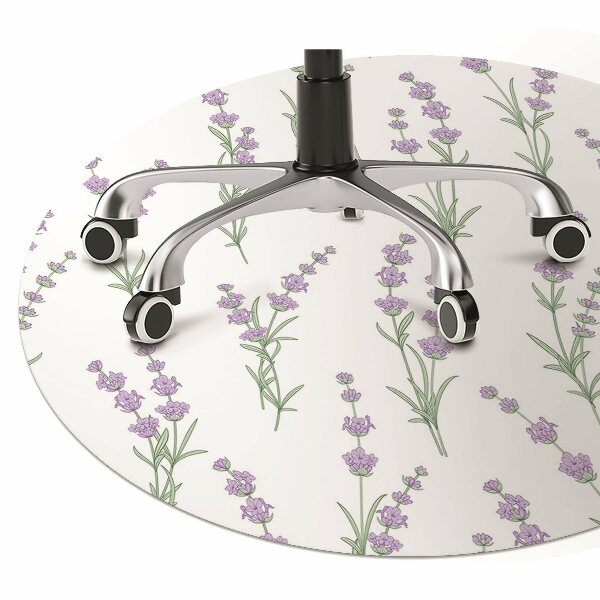 Tapete para escritório flores de lavanda