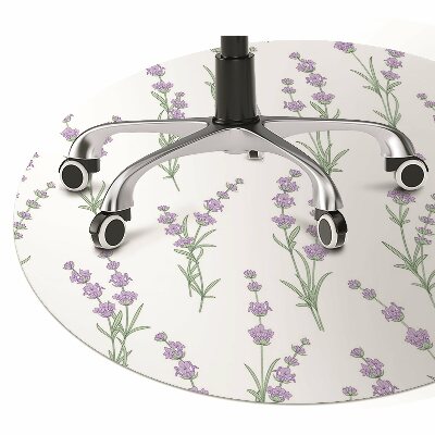 Tapete para escritório flores de lavanda