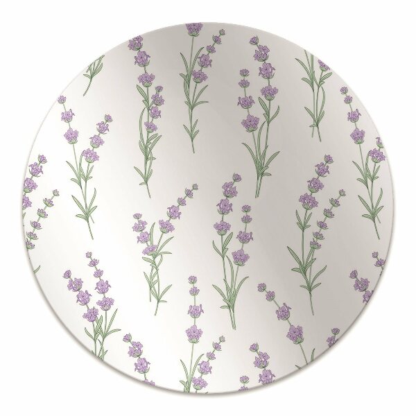 Tapete para escritório flores de lavanda