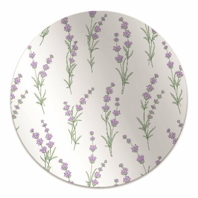 Tapete para escritório flores de lavanda