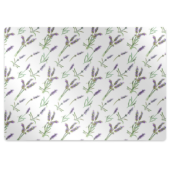Tapete escritório flores de lavanda