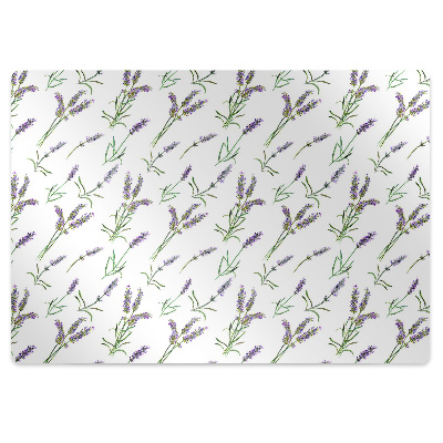 Tapete escritório flores de lavanda