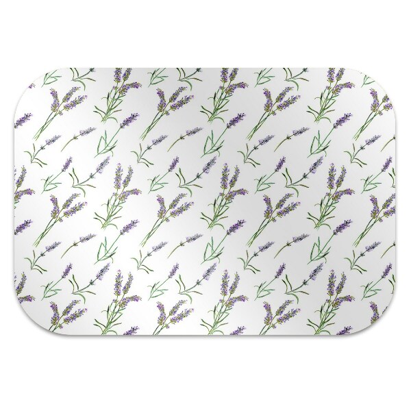 Tapete escritório flores de lavanda