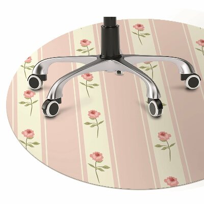 Tapete para cadeira de escritório Rosas