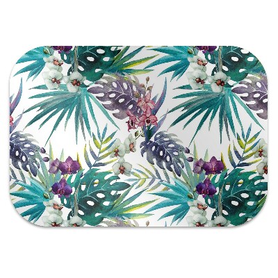 Tapete para escritório Folhas tropicais