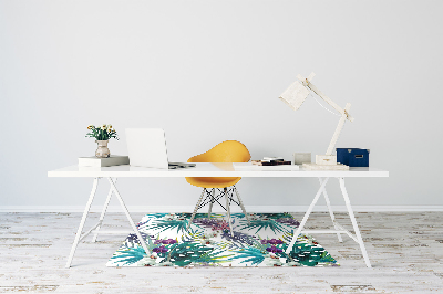 Tapete para escritório Folhas tropicais