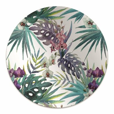 Tapete para escritório Folhas tropicais