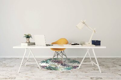 Tapete para escritório Folhas tropicais