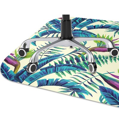 Tapete para cadeira de escritório Pintura tropical