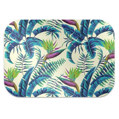 Tapete para cadeira de escritório Pintura tropical